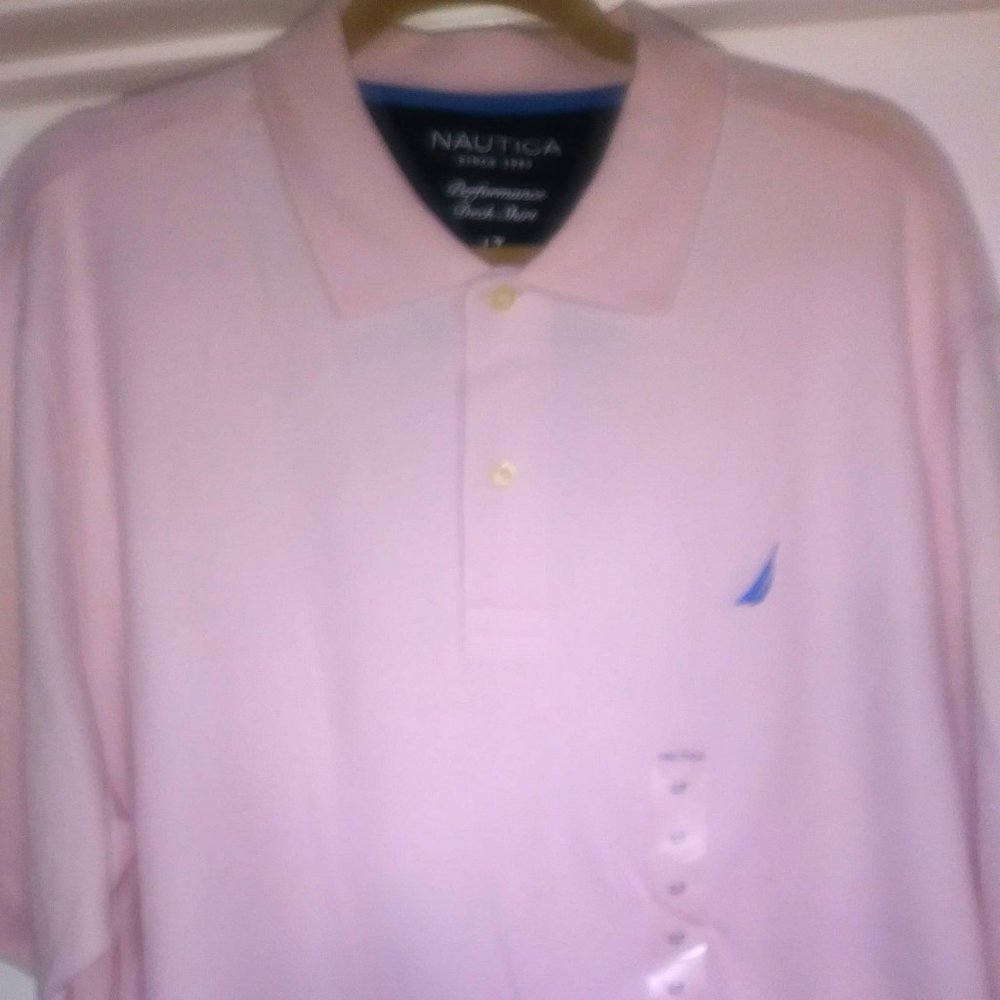 Never Worn (too small for me): NAUTICA, Performance Deck Shirt, 100% Cotton,